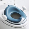 ANGELBLISS Baby Potty Training Toilet Seat with Soft Cushion Handles,