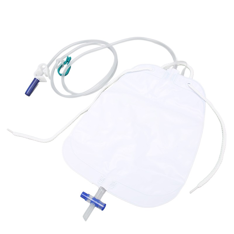 5Pcs Urinary Drainage Bag Thickened PVC Anti Reflux Disposable Urine