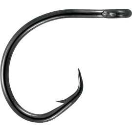 1 Packet of Mustad 39950NP-BN Size 12/0 Demon Perfect Circle Fishing Hooks-Qty:3