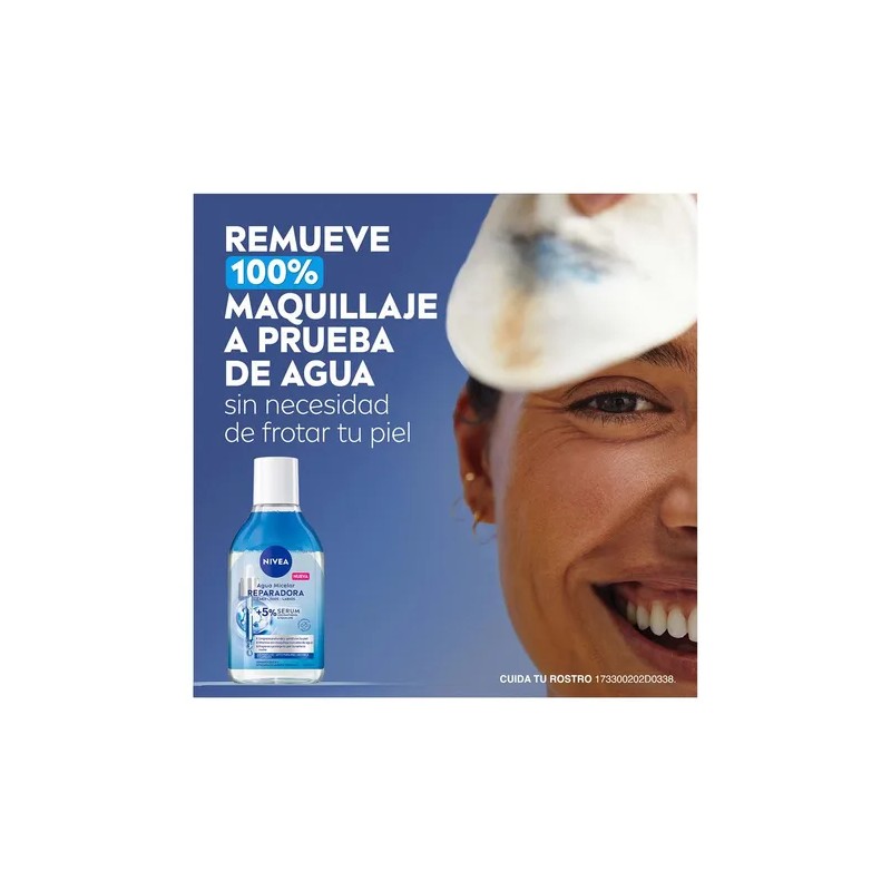 Nivea Agua Micelar Reparadora con Sérum 400 ml Día y