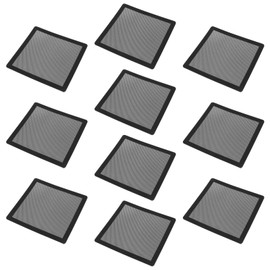 Operitacx 10pcs Computer Fan Filter Mesh PVC Dust Cover Grills for Enhanced Airflow Easy to Install Durable Protection for Computer Cases Ac Units