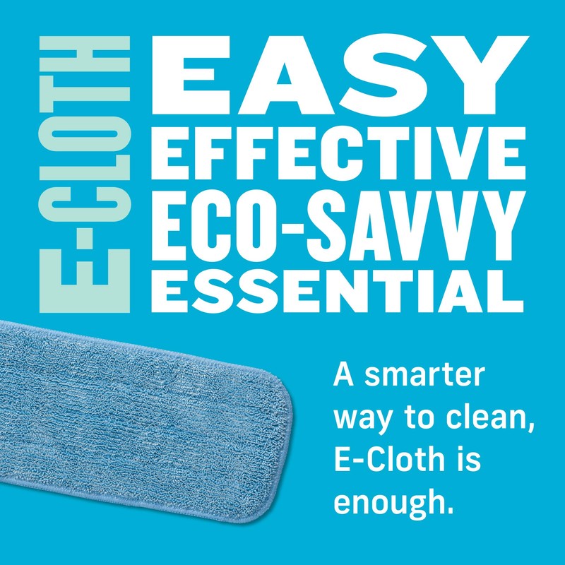 E-Cloth Deep Clean Mop Head, Microfibre Blue, Microfiber, 1 Pack,12.00