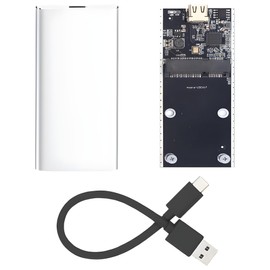 JacobsParts EMUB3-C Slim External mSATA SSD to USB 3.0 SuperSpeed Converter Adapter Enclosure Case