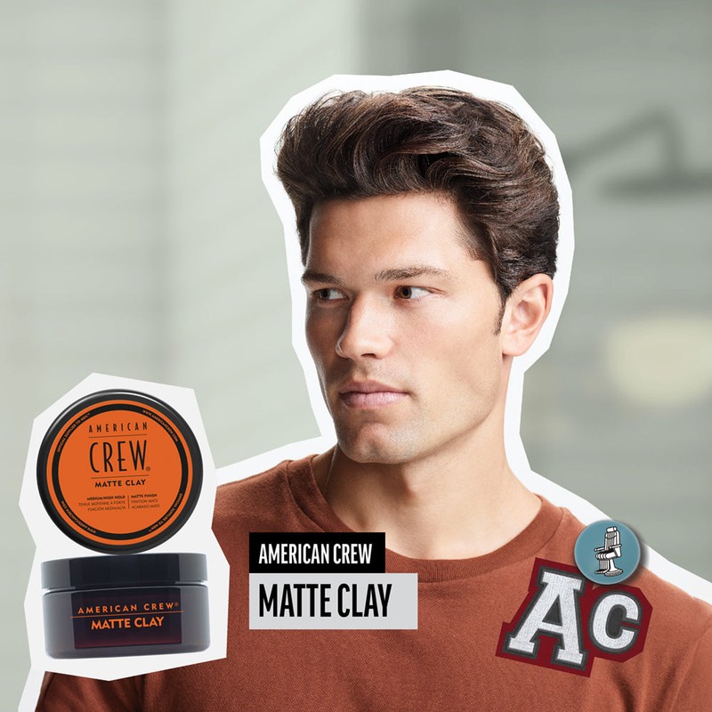 American Crew Matte Clay & Daily Shampoo With Bonus Socks