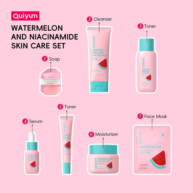 Quiyum Kit de Cuidado Facial de Sand?a para Chicas Adolescentes