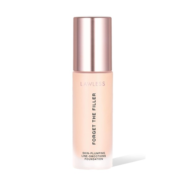 LAWLESS Women's Forget the Filler Skin-Plumping Line-Smoothing Foundation, 1F, very