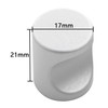 Pxyelec 20pcs Cabinet Knobs, Modern Cylindrical Drawer Knobs Dresser Pulls