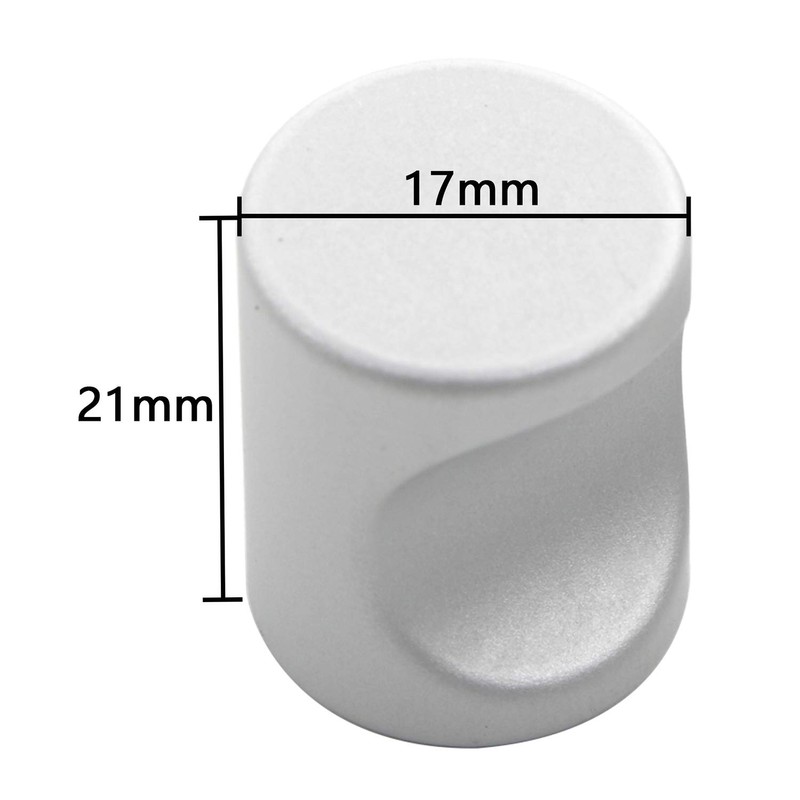 Pxyelec 20pcs Cabinet Knobs, Modern Cylindrical Drawer Knobs Dresser Pulls