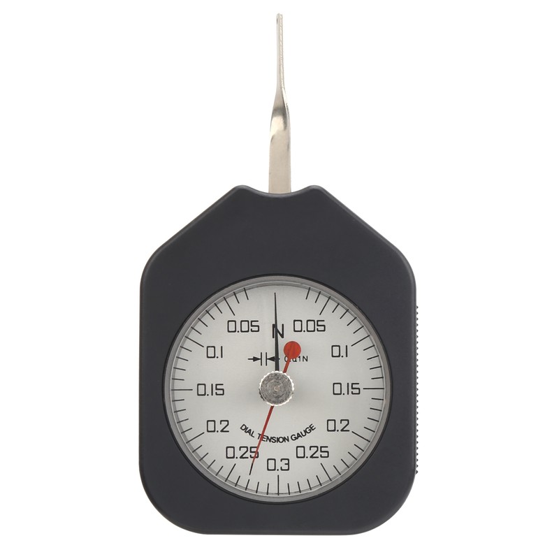 SEN-0.3-2 Dial Tensiometer 0.3N Portable Alloy Double Pointer Tension Gauge