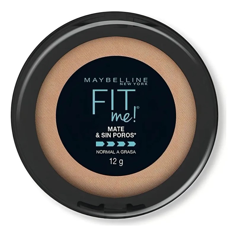 Polvo Compacto Fit Me Mate & Sin Poros 12g Maybelline