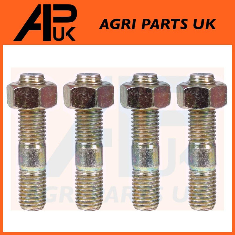 APUK 4 x Exhaust Manifold to Head Stud & Nut