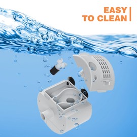 Rellaty Cat Water Fountain Replacement Water Pump for 3.2L/108oz Automatic Stainless Steel Pet Fountain