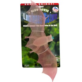 WARM FUZZY Toys Super Bright Glow Animals ~ Wildlife Animals That Come Alive in The Dark. Super Bright Glow in The Dark Alligators, Bats, Snakes. Perfect for The Home or Classroom. (Bat)