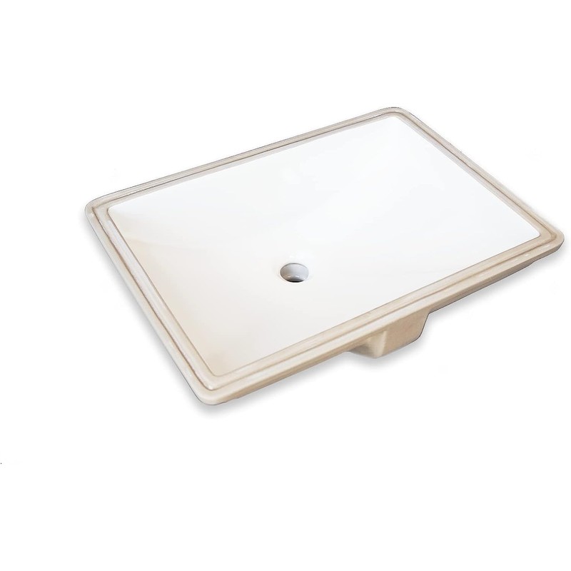 Wells Bathroom Sinkware 22-inch Rectangular Undermount Single Bowl Bathroom vessel