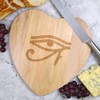 'Eye of Ra' Wooden Heart Shaped Chopping/Cutting Board (WB00085278)