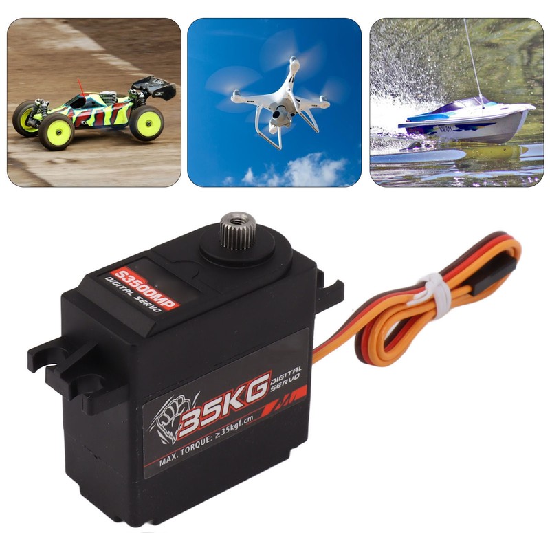 35KG Servo Motor High Precision Large Torque Low Noise RC