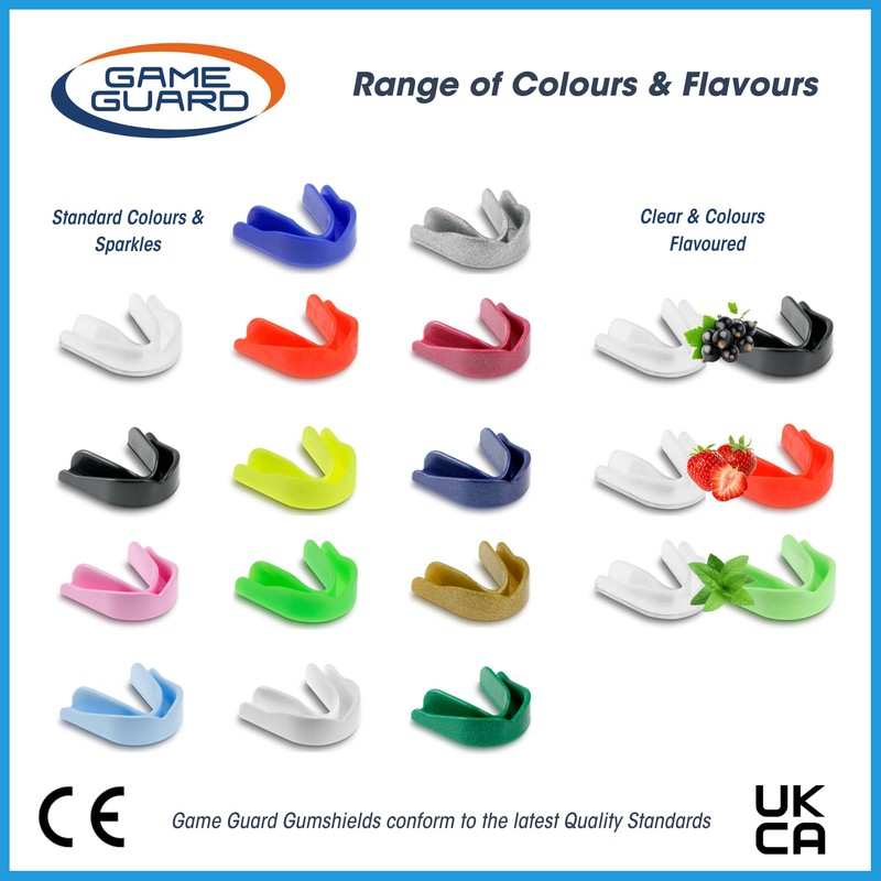 GAME GUARD – 10 x Boil & Bite Mouth Guards/Gum