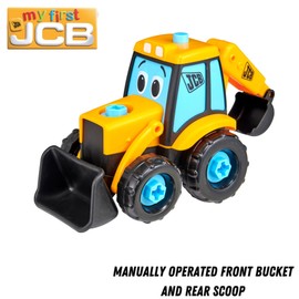 Teamsterz Mi Primer JCB Take Apart Joey Digger Cordless Drill and Removable Construction Toy 16-Piece Construction Excavator Set Age 18 Months