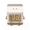 Cartoon Fun Milk Box Alarm Clock for Students, Digital Countdown