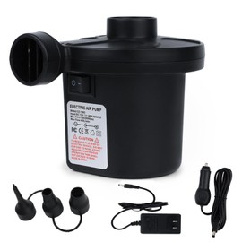 Electric Air Pump for Inflatables Air Mattress Pumps Air Bed Pool Pump for Inflatables AC/DC Air Inflator Deflator Float Pump