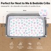 FIEMOL Next to Me Crib Sheets 85x51cm Fitted, 3 Pack