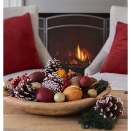 ANDALUCA Holiday Memories Potpourri | Made in California | Large 20 oz Bag + Fragrance Vial | Scents of Orange Zest, Sparkling Cassis and Clove