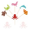 Pack of 30 Sea Animals Cupcake Toppers Ocean Theme Cupcake