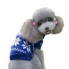 Pet Dog Ugly Christmas Sweater Blue Holiday Winter Puppy Knitwear