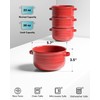 LE TAUCI Soup Bowls with Handles, Ceramic French Onion Soup