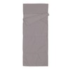 LOGOS 72600324 Anti-bacterial and odor-resistant silky inner shruff, charcoal, (approx.)