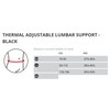 Thermoskin Lumbar Support Black, S/M