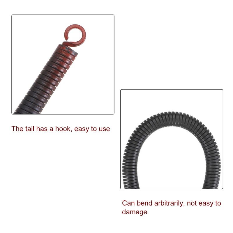 sourcing map PVC Spring Bender 11.8mm OD 550mm Long Bending