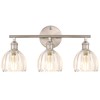 Shenmoyl Bathroom Light Fixtures, 3-Light Vanity Wall Light Over Mirror