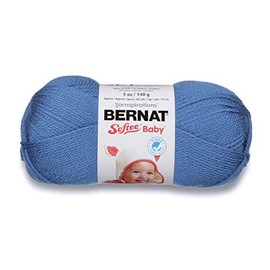Bernat Softee Baby Yarn, 5 oz, Gauge 3 Light, Blue Jeans