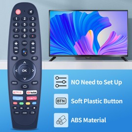 PZL New Replacement Remote Control for Blaupunkt TV BP500USG9500 BP320HSG9200 BP400FSG9200