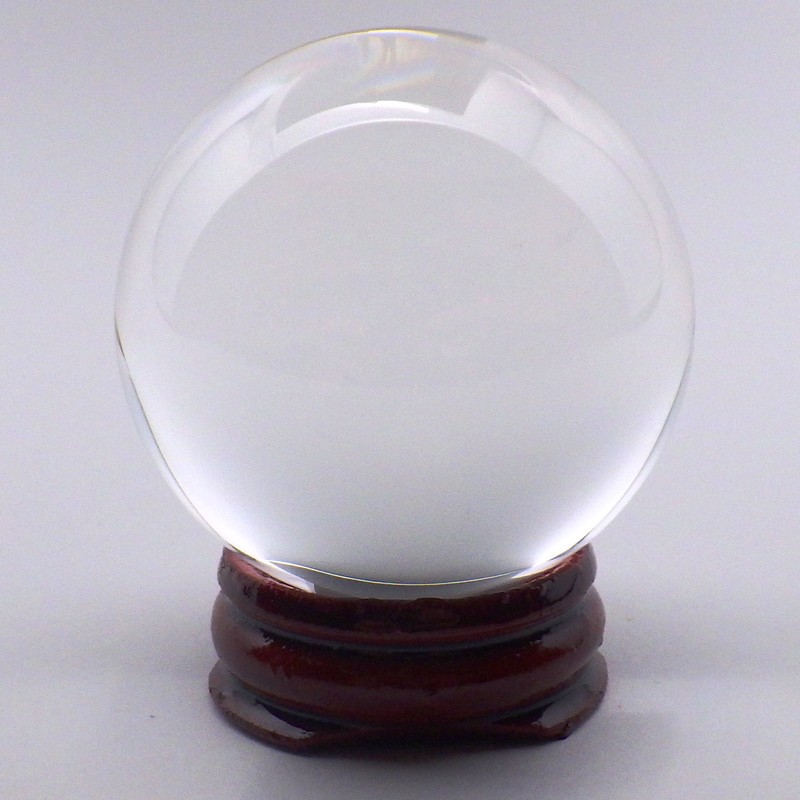 人工（溶錬） 水晶玉 50mm