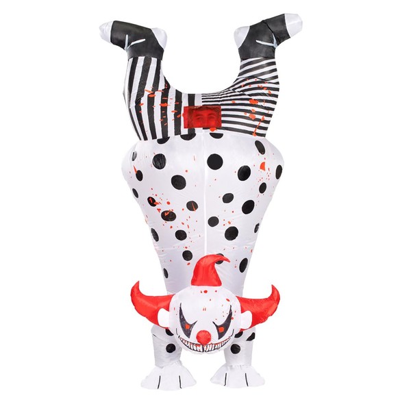 Upside-Down Clown Inflatable Adult Costume