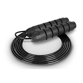 ProsourceFit Speed Jump Rope up to 8 Foot Adjustable Length for Men and Women, Foam Handles, Ultra Light Rope for Boxing, Jumping Exercises and Cardio