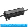 PATIKIL 50W 6.8 Ohm Aluminum Shell Resistor, 4Pcs Aluminum Housing