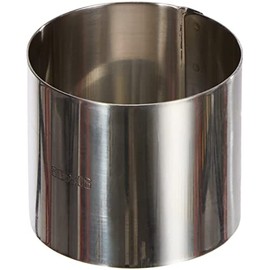 Ibili Pastry Ring 7x6 cm of Stainless Steel, Silver, 7 x 6 cm