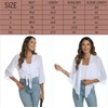 Famrrifuu Women's Bolero Chiffon Shoulder Jacket 3/4 Sleeve Elegant Short