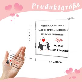 Acrylic Decoration Gifts for Couples, Valentine's Day Gift for Her, Anniversary Gift for Her, Wedding Anniversary Gifts for Women