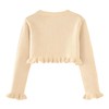 Miccina Toddler Girls Cardigan Sweater Bolero Shrug Baby Kids Long