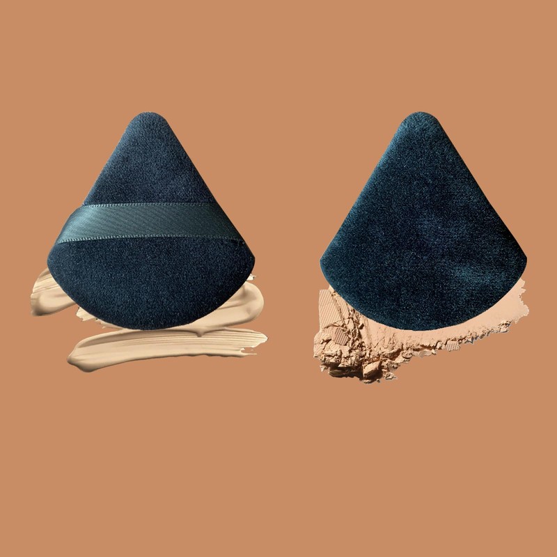 9 pcs Powder Puff Face Makeup Sponge:Powder Puff Face Triangle