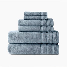 1888 Mills 625 GSM 100% Cotton Towel Set – 6-Piece Luxury Collection, Ultra Soft & Highly Absorbent – 2 Bath Towels, 2 Hand Towels, 2 Washcloths – Quick-Dry & Durable for Spa, Hotel, and Everyday Use