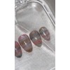 Unique knit nail tip - short oval / 유니크 니트