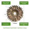 Waterwood Solid Brass Sunflower Doorbell in Antique Finish - Wired