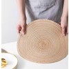 15 Inch Round Placemats for Dining Table Set of 6