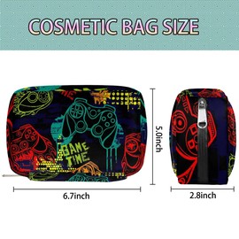 KATHRYNAYA Game Theme Kids Dopp Kit Boys Toiletry Travel Bag Waterproof Lightweight Kids Shower Bag Hanging Wash Bag Cosmetic Bag Zipper Travel Storage Pouches Case for Travel Study Essential