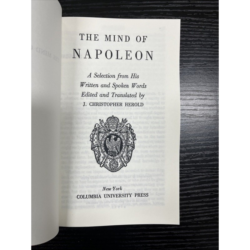 Mind of Napoleon:A Selection of His Written and Spoken Words,Christop